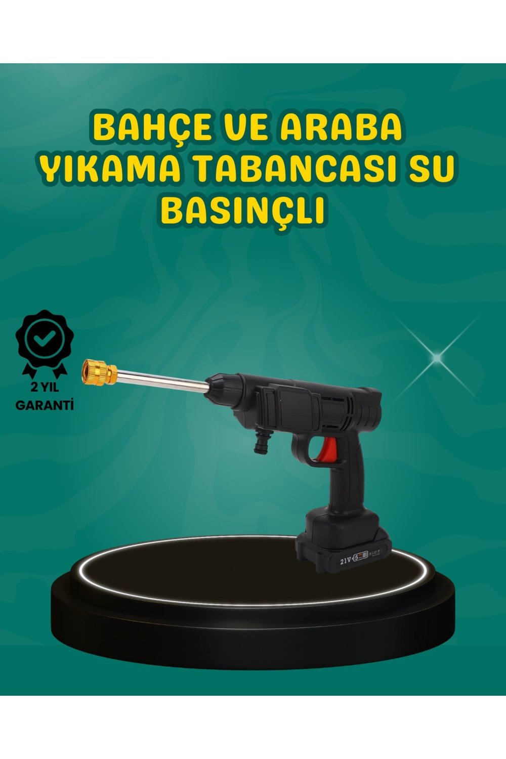 48V Şarjlı Basınçlı Yıkama Cihazı Köpük Hazneli 2025 Orijinal Model