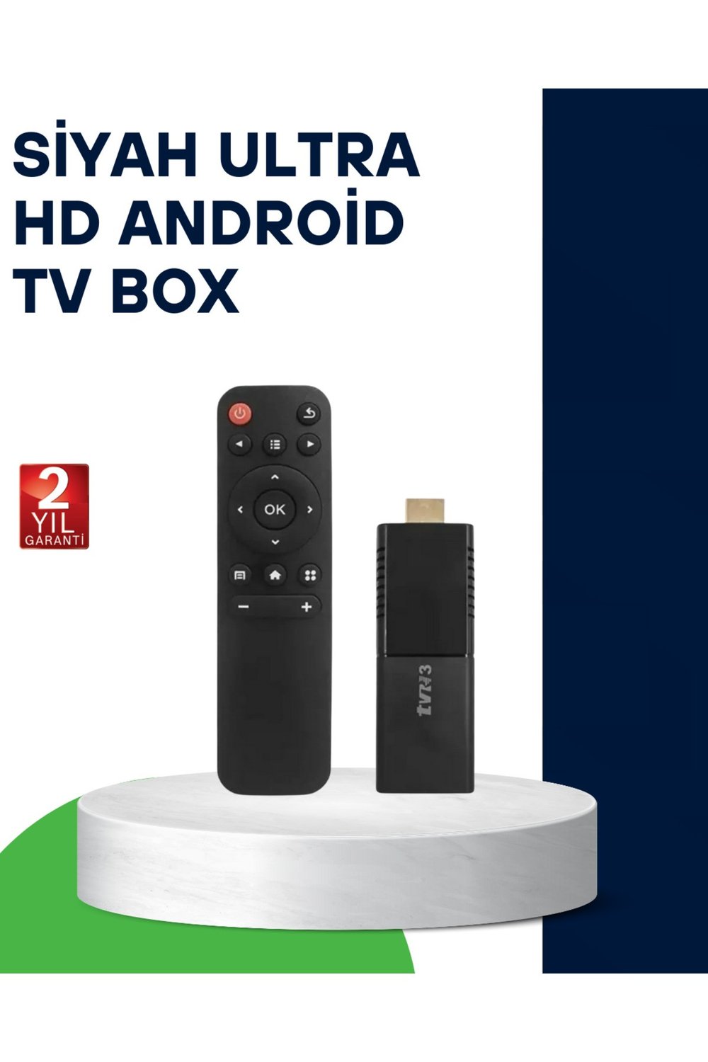 4K Ultra HD Android TV Stick - Tak Çalıştır Akıllı TV Cihazı