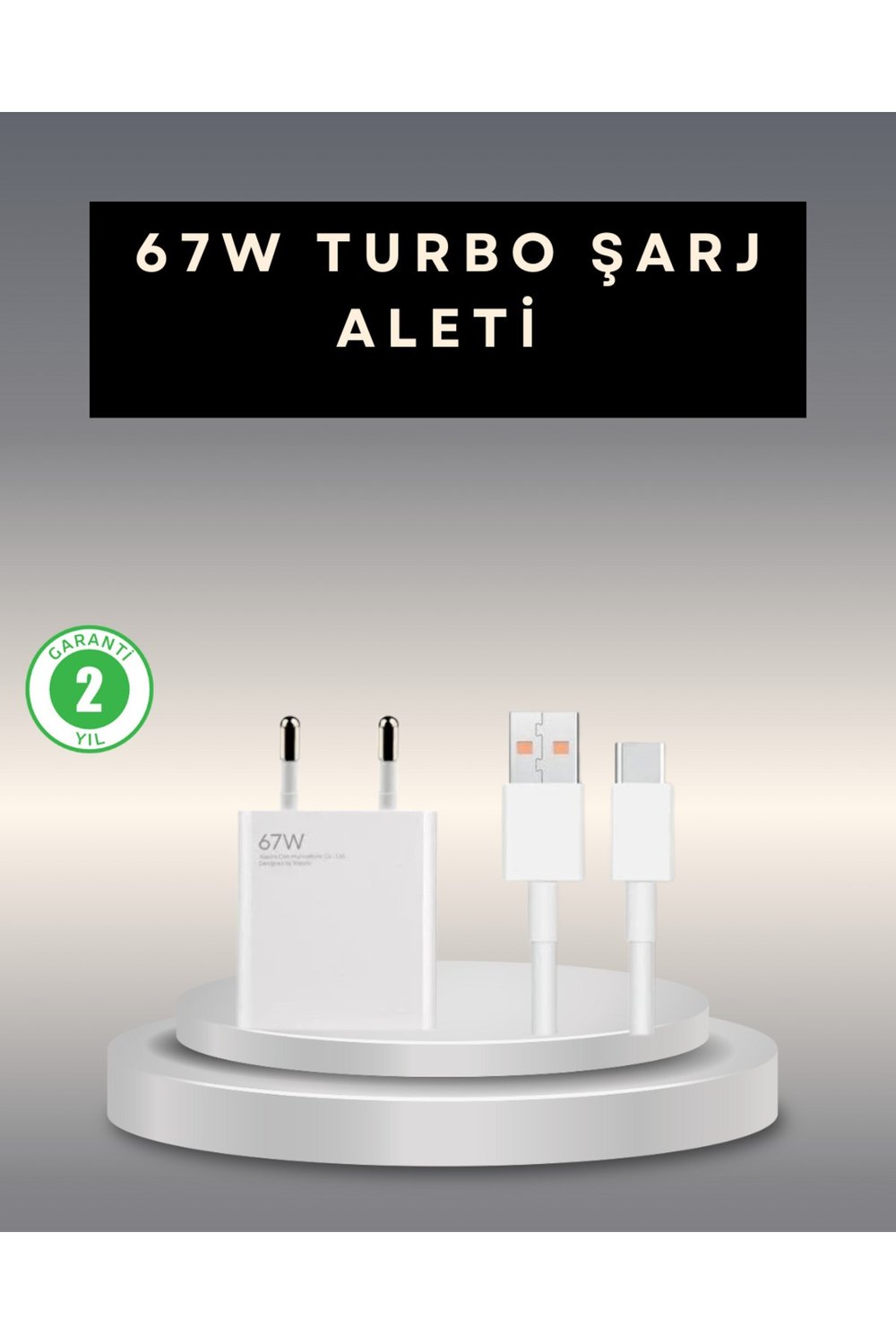 67 Watt Type C Şarj Adaptörü Xiaomi Poco X3 X4 X5 Pro Uyumlu