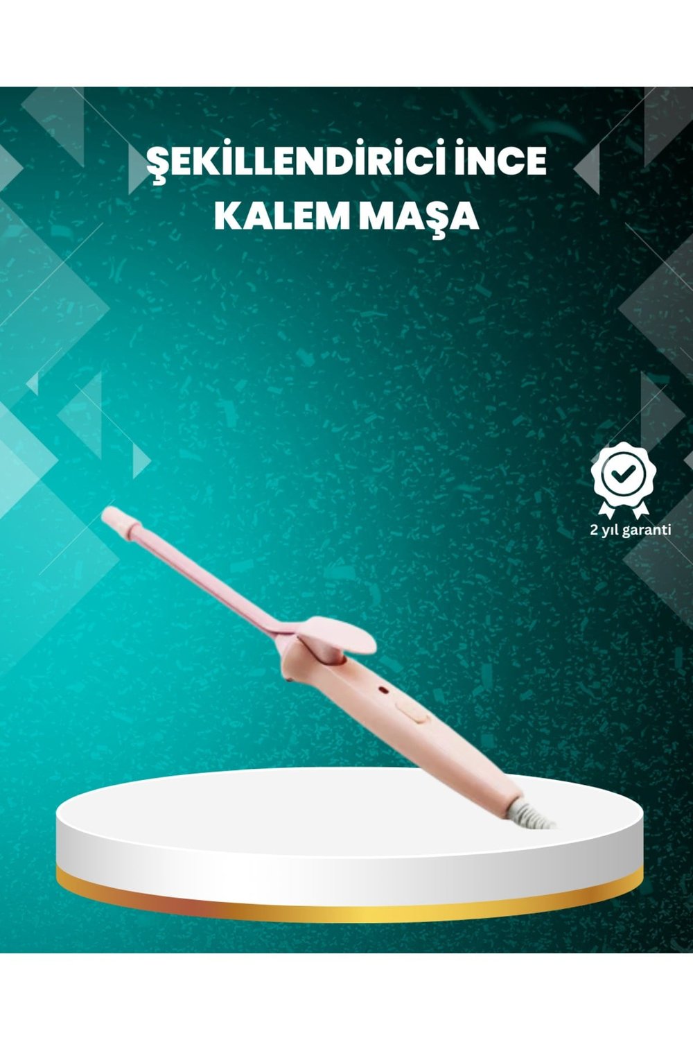 9mm İnce Bukle Maşası Afro ve Sık Bukleler İçin Uygun
