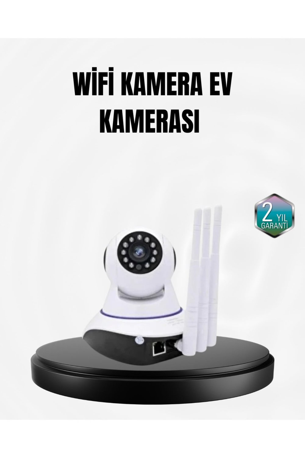 Akıllı IP Güvenlik Kamerası – 1080P HD, Gece Görüşlü, Hareket Algılamalı