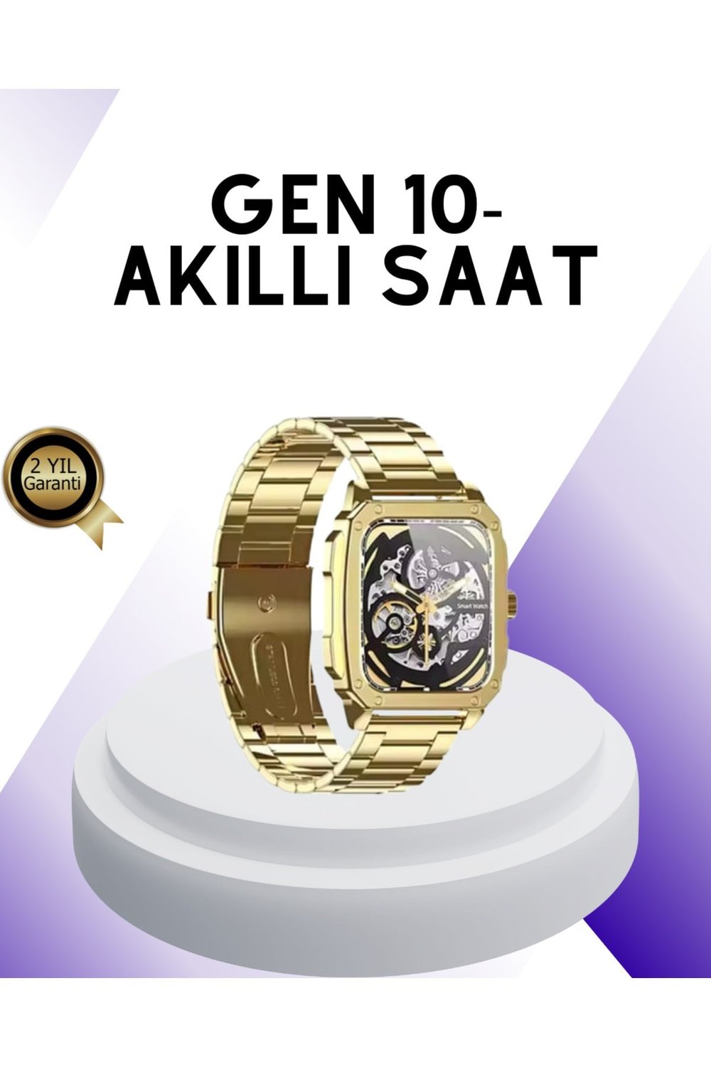Akıllı Saat Bluetooth Uyumlu Çok Fonksiyonlu Spor ve Sağlık Takip