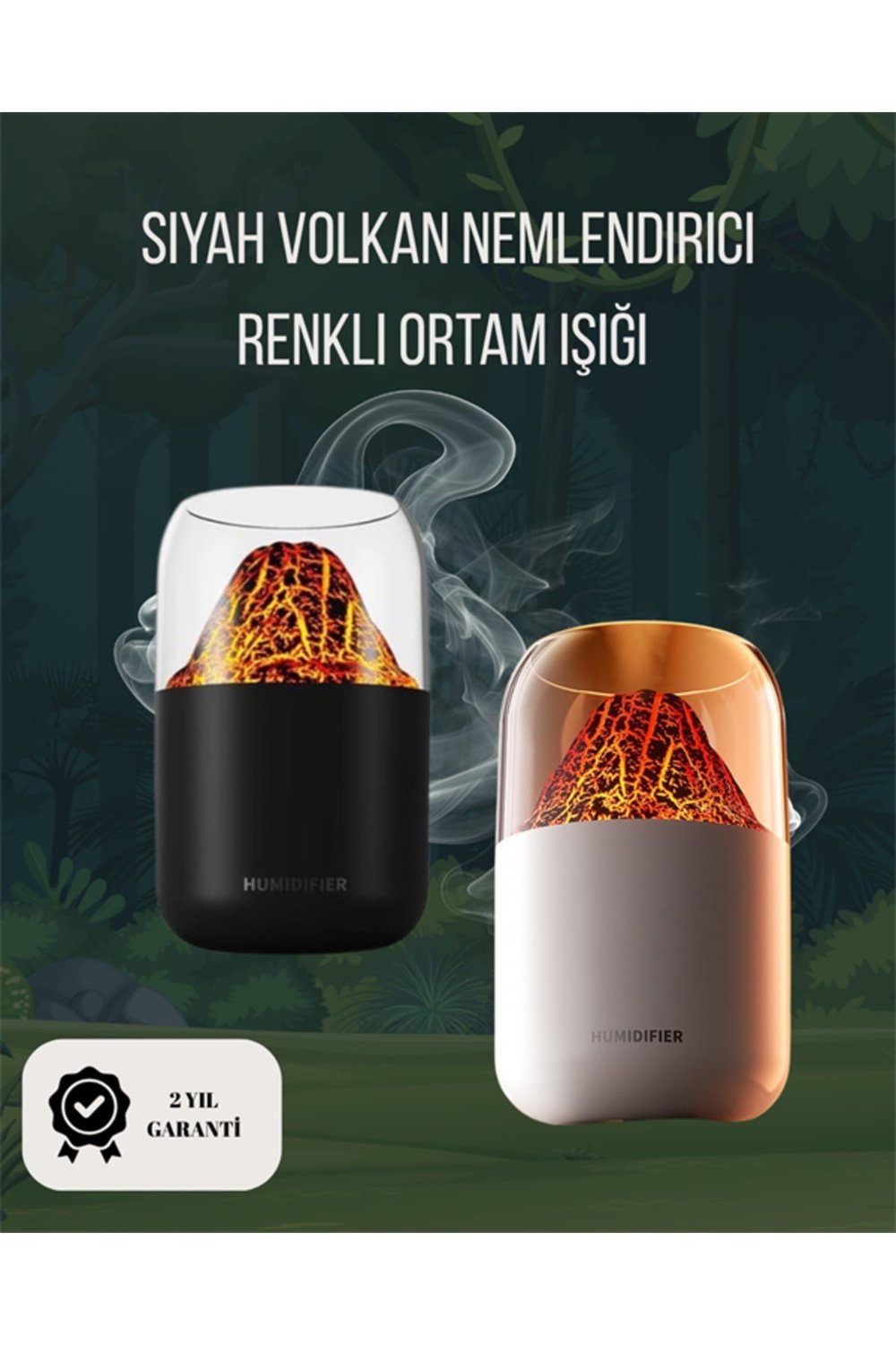 Alev Efektli Ultrasonik Difüzör