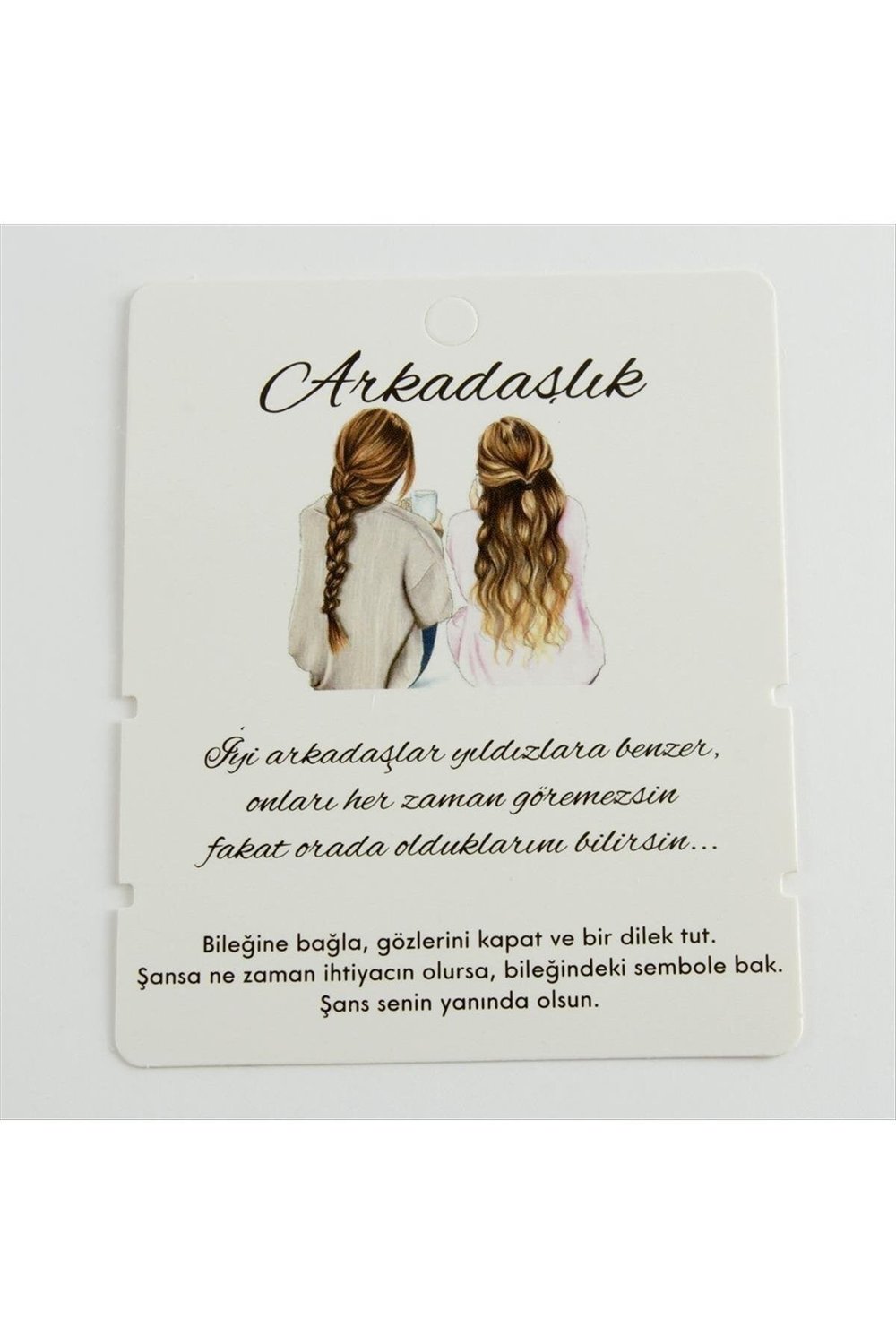 Arkadaşlık Bileklik Kartı