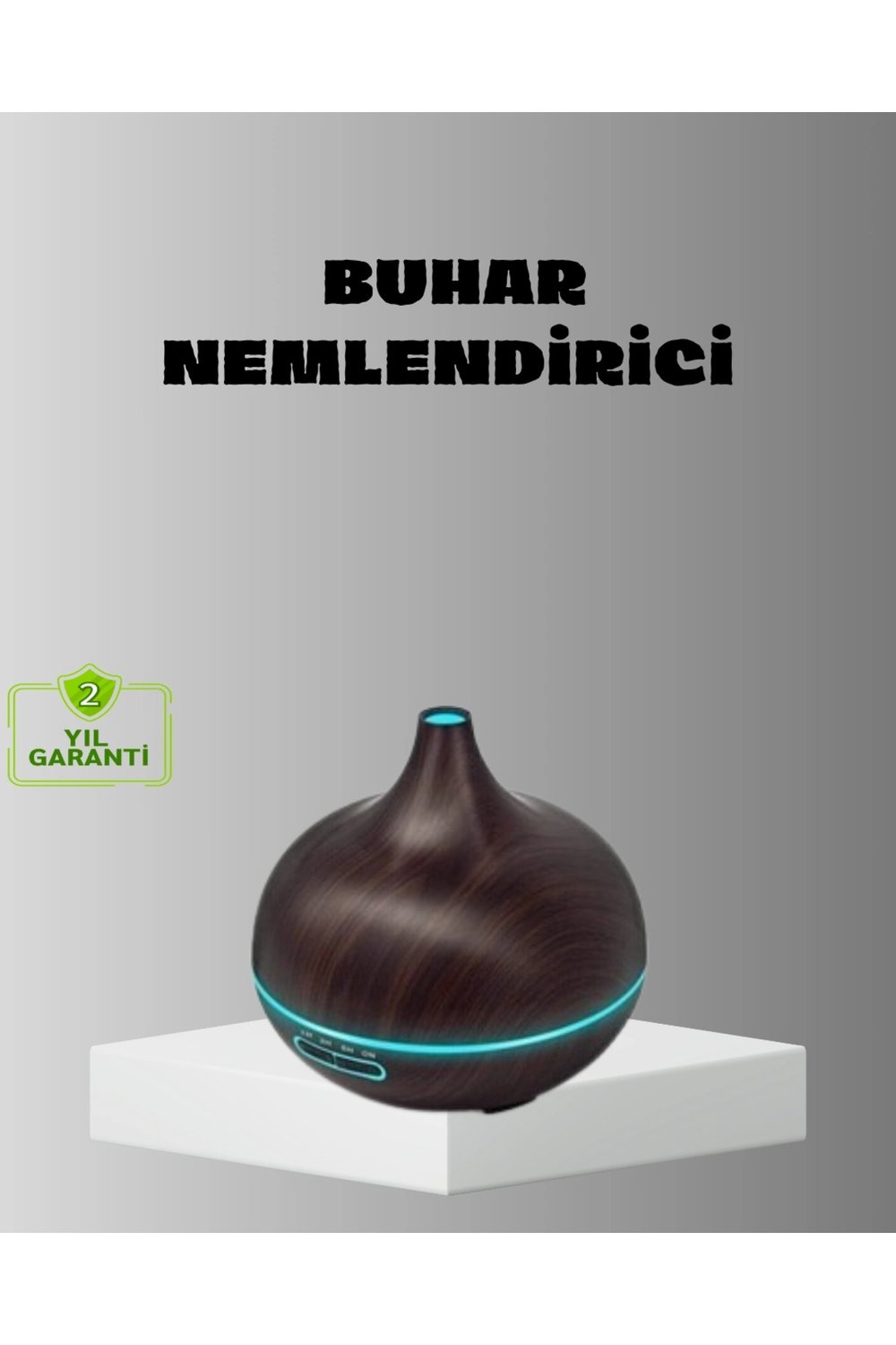 Aromaterapi Difüzörü 550 ml Ultrasonik Nemlendirici Otomatik Kapanma Özellikli