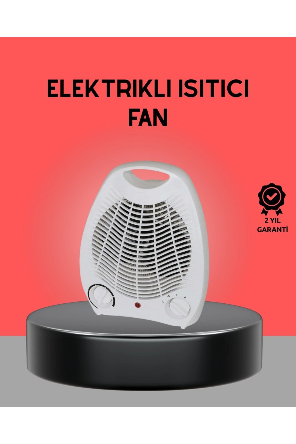 BFS Mini Elektrikli Isıtıcı 2000W – Termostatlı Fanlı Isıtma, Taşınabilir Tasarım