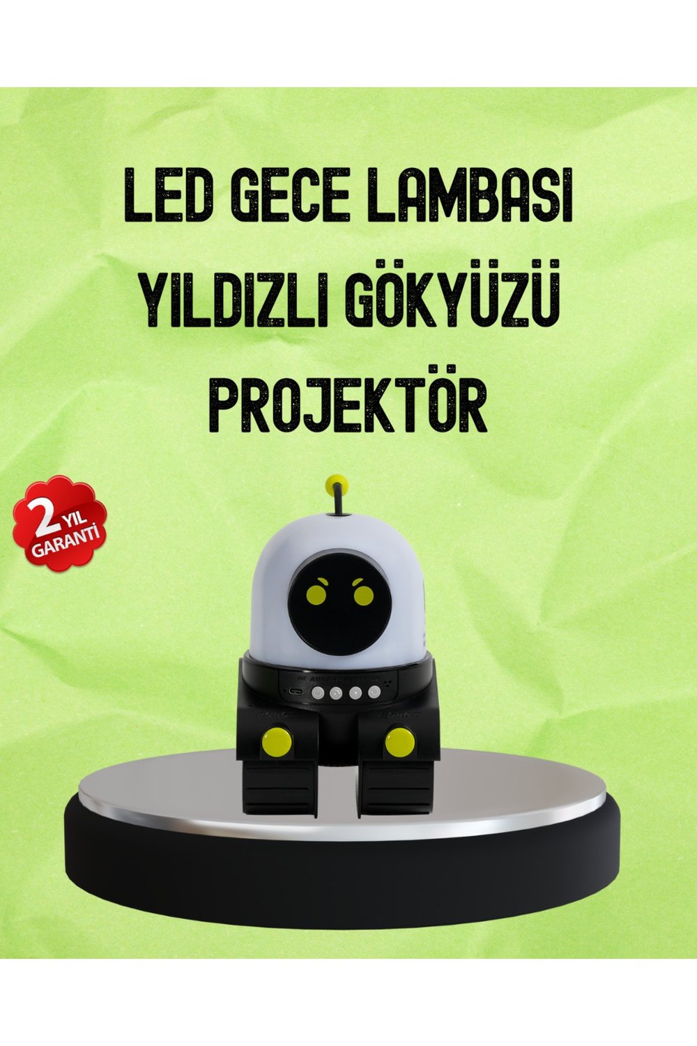 Bluetooth Bağlantılı Yüksek Çözünürlüklü Galaksi Projektör