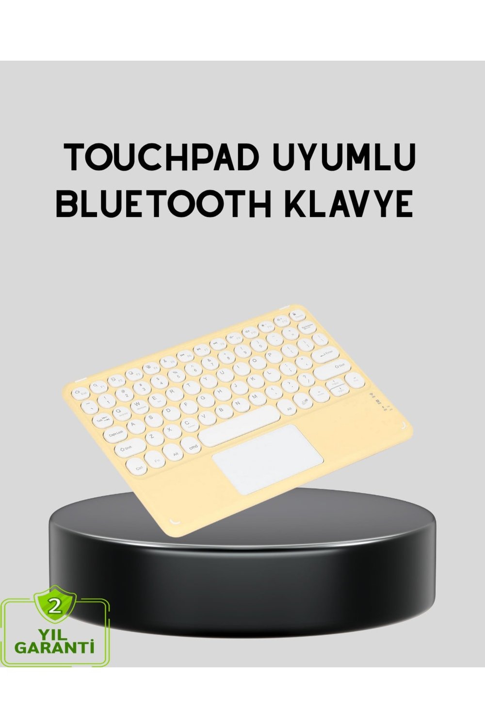 Bluetooth Kablosuz Klavye – İnce Slim Model, Tablet ve Akıllı TV Uyumlu, Sessiz Tuşlu Taşına