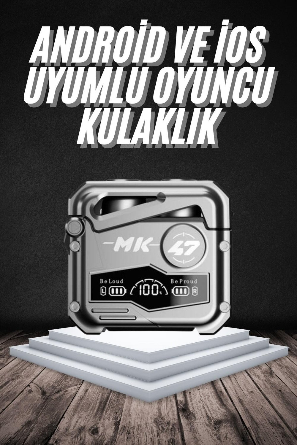 Bluetooth Kulaklık Dokunmatik Kontrol Tws kablosuz kulaklık Hi-fi Stereo