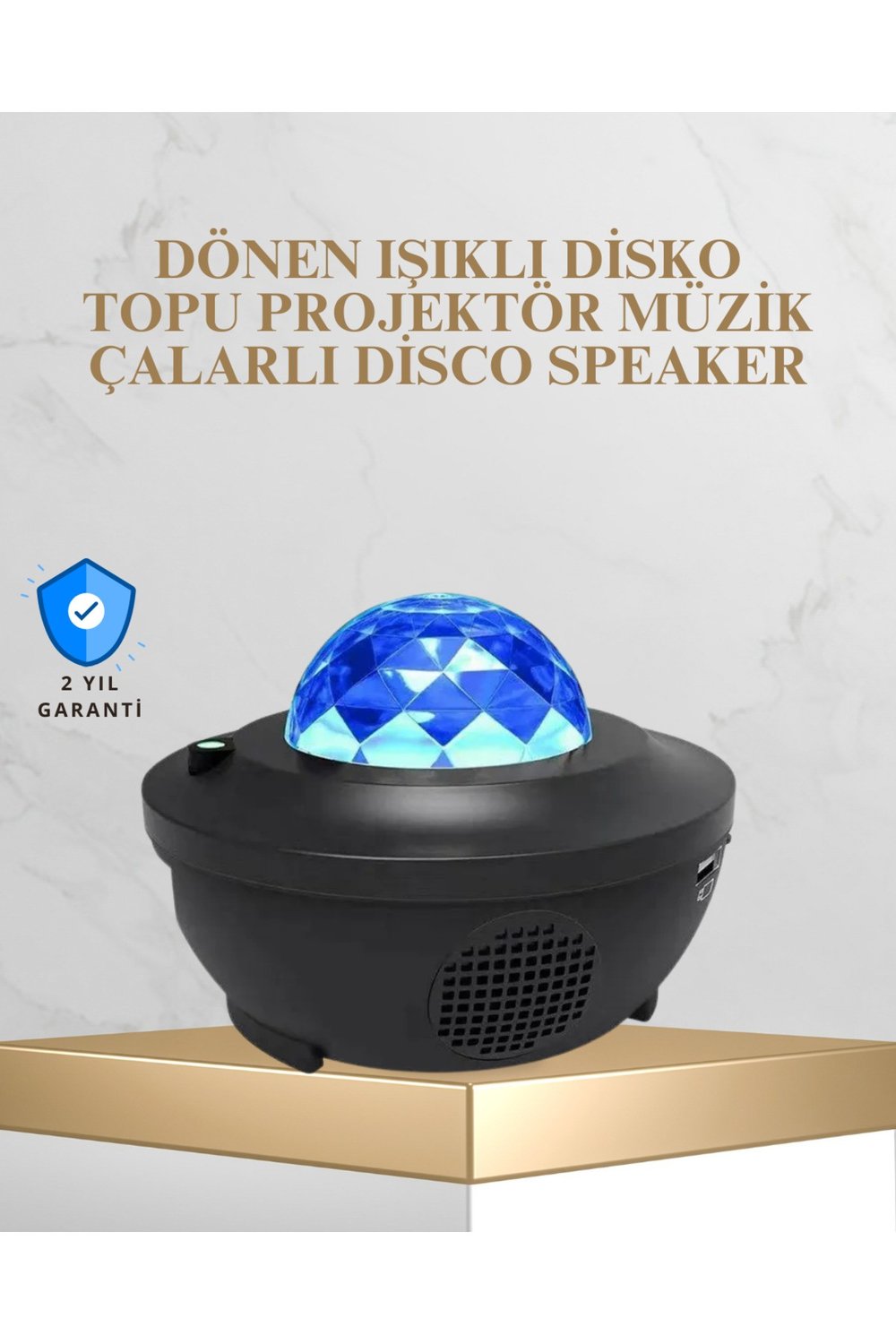 Bluetooth & USB Müzik Çalar Gece Lambası – 50 m² Kapsama, Uzaktan Kumanda