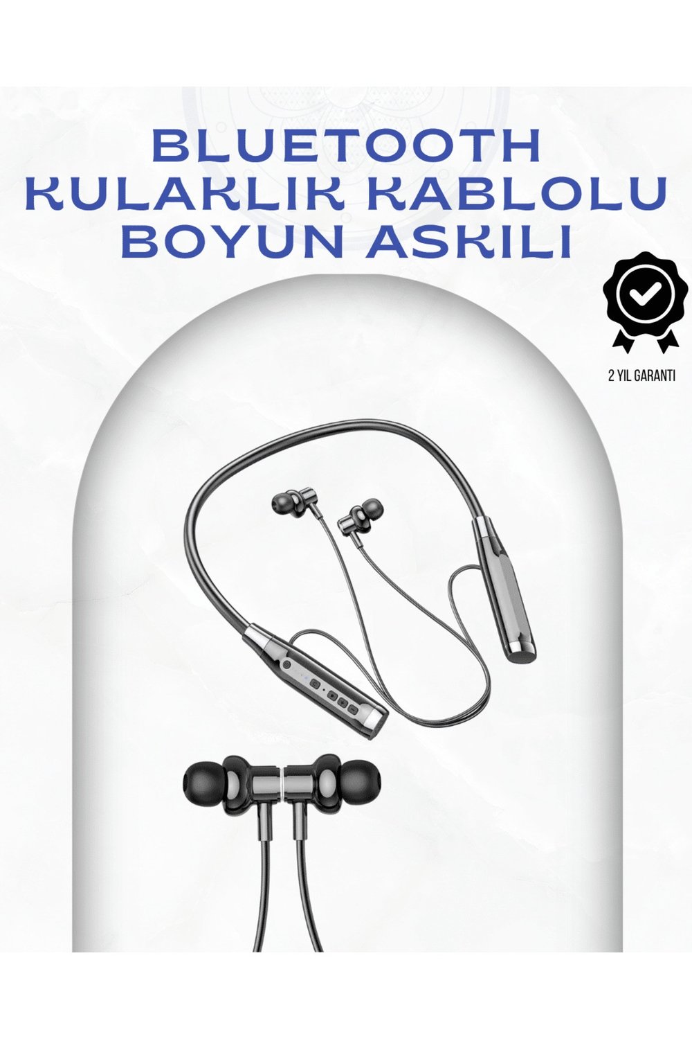 Boyun Askılı Kablosuz Kulaklık – 120 Saat Kesintisiz Müzik Keyfi