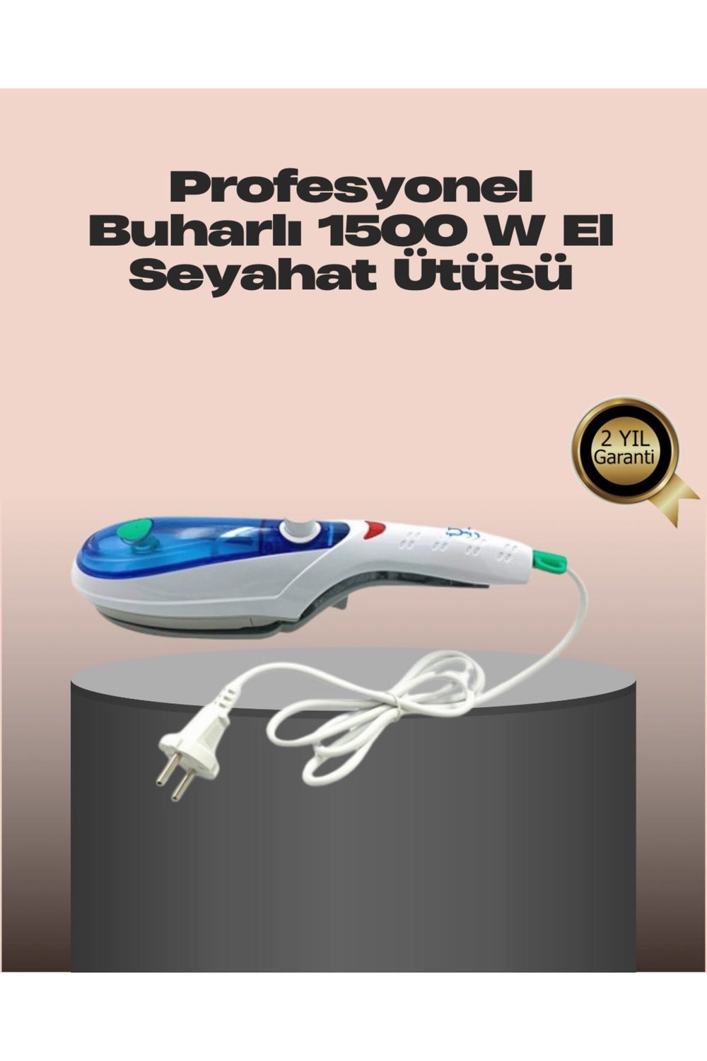 Buharlı Pratik Ev ve Seyahat Ütüsü