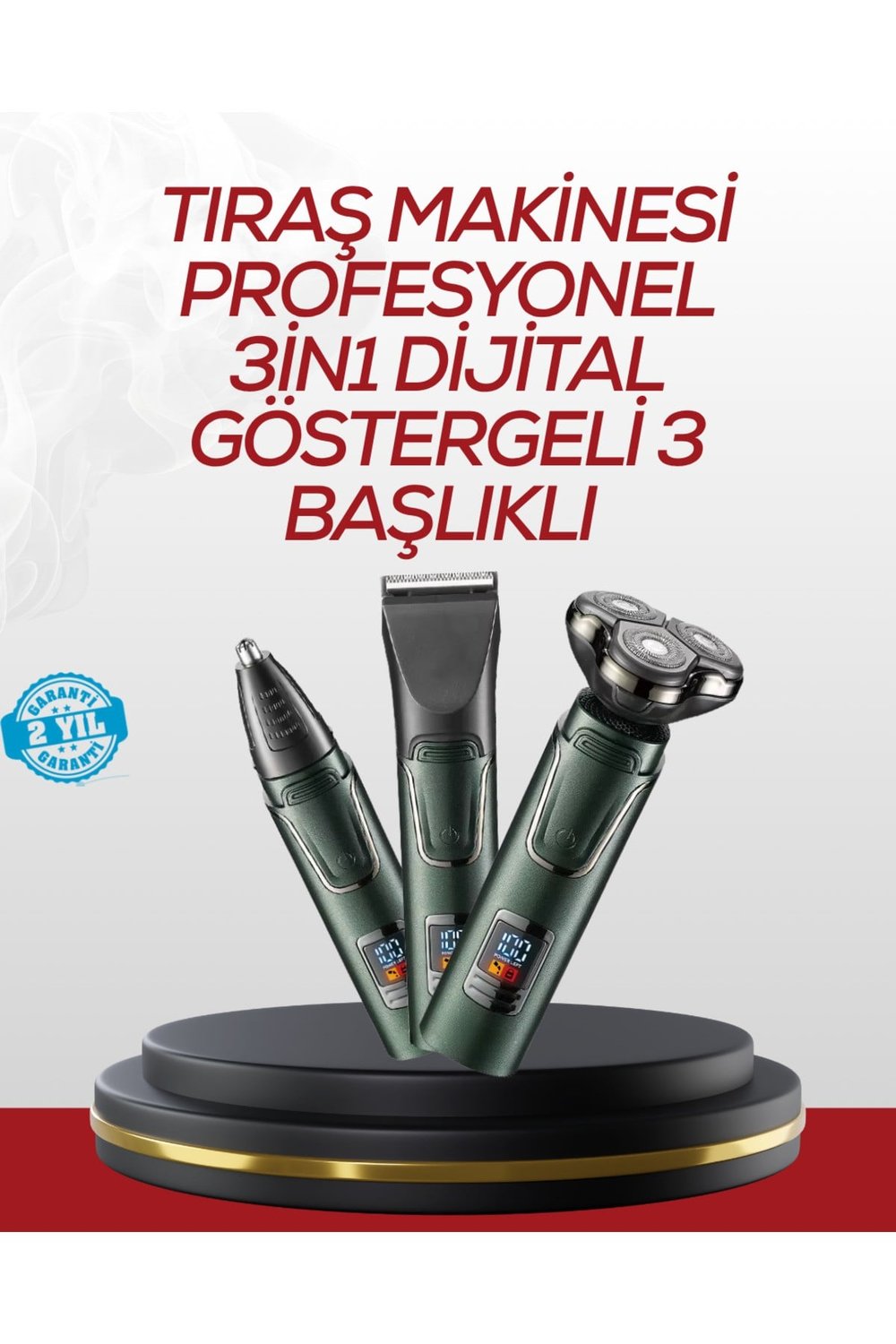Burun, Sakal ve Saç İçin Erkek Tıraş Cihazı