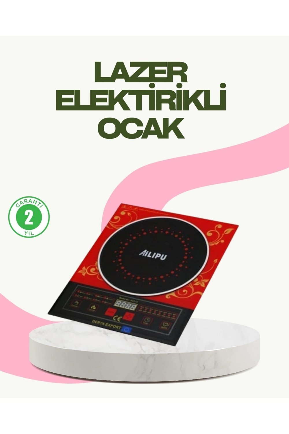 CEYLAN ADAM 8 Akıllı Pişirme Menülü LED Ekranlı İndüksiyon Ocak