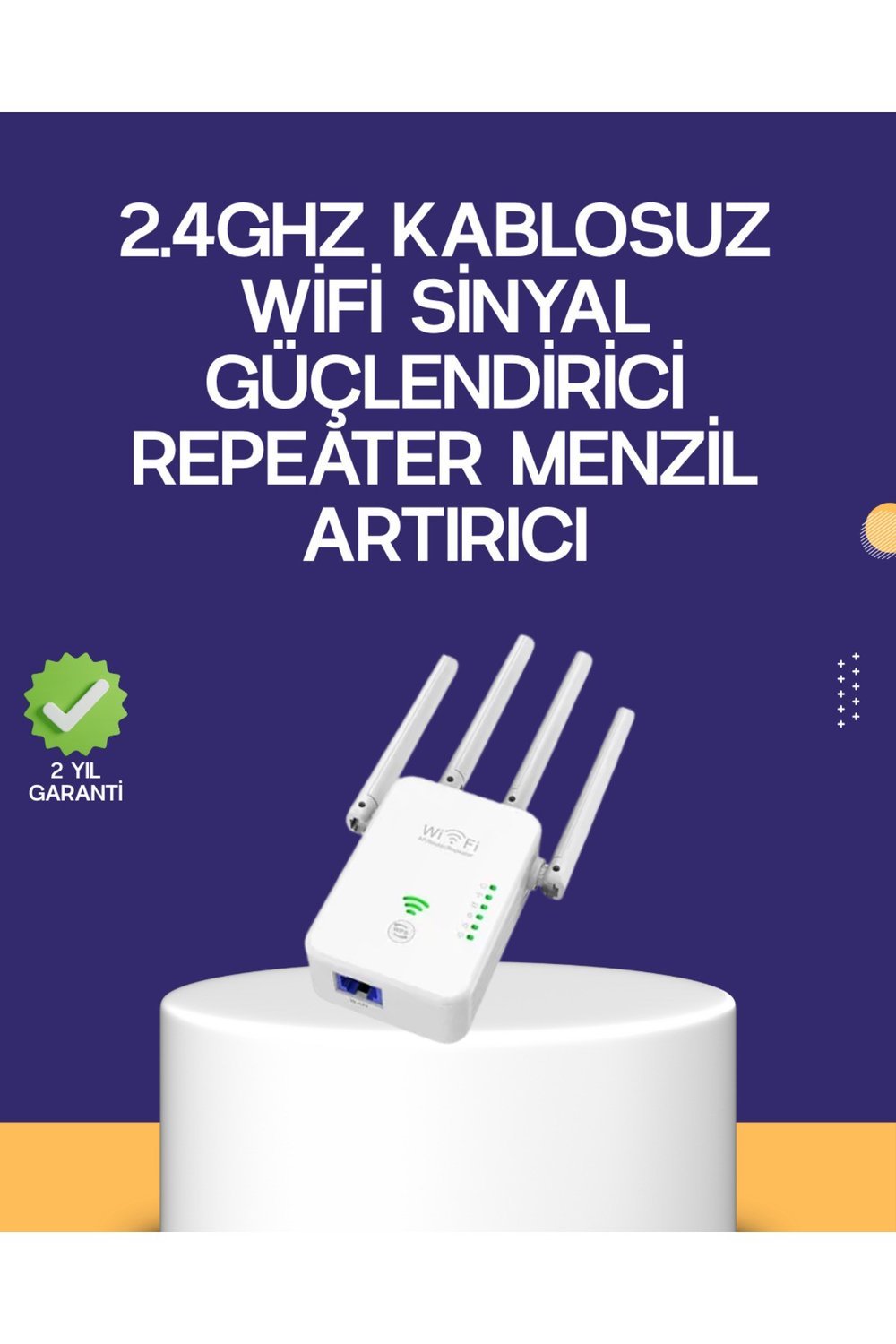 Çift Bantlı Otomatik Kurulum WiFi Repeater Menzil Genişletici