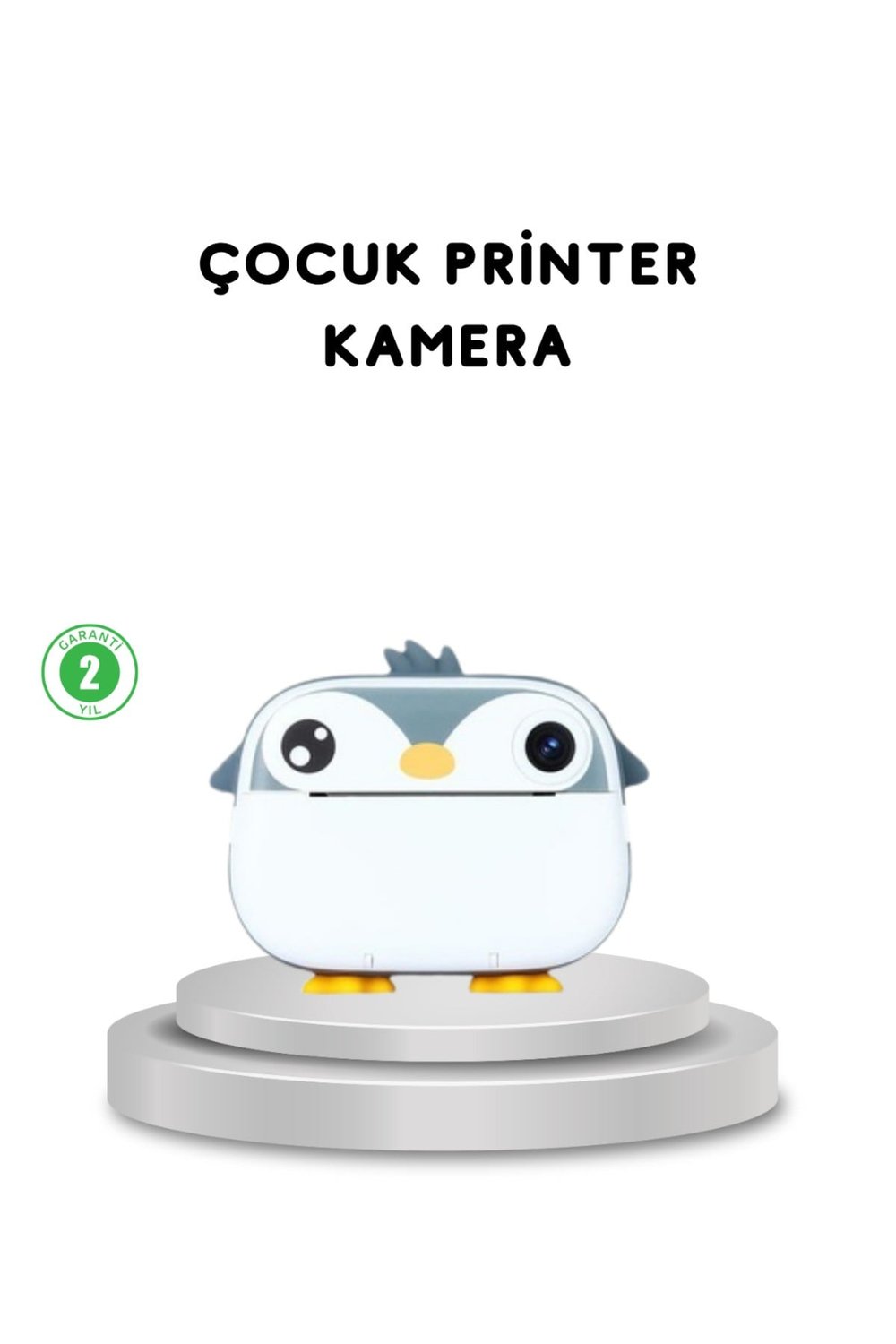Çocuk Fotoğraf Makinesi Termal Baskılı Anında Çıktı HD Video Kayıtlı