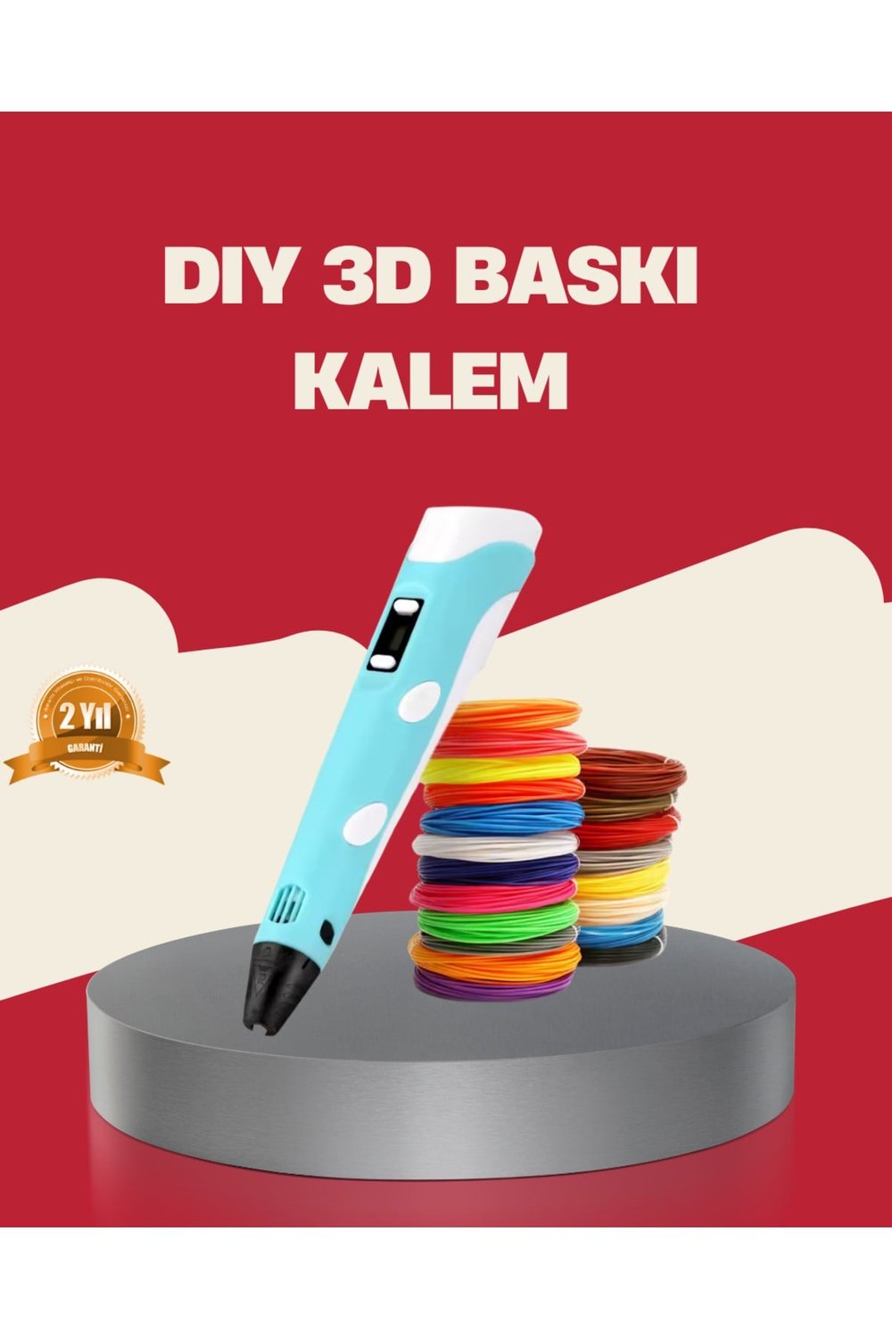 Çocuklar İçin Güvenli 3D Yazıcı Kalem