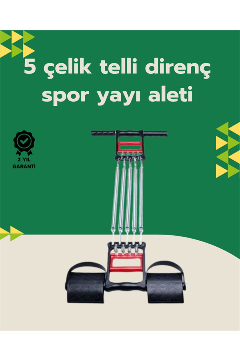 Çok Fonksiyonlu 3'ü 1 Arada Spor Aleti – Kol, Göğüs Genişletici ve Mekik Destekçisi