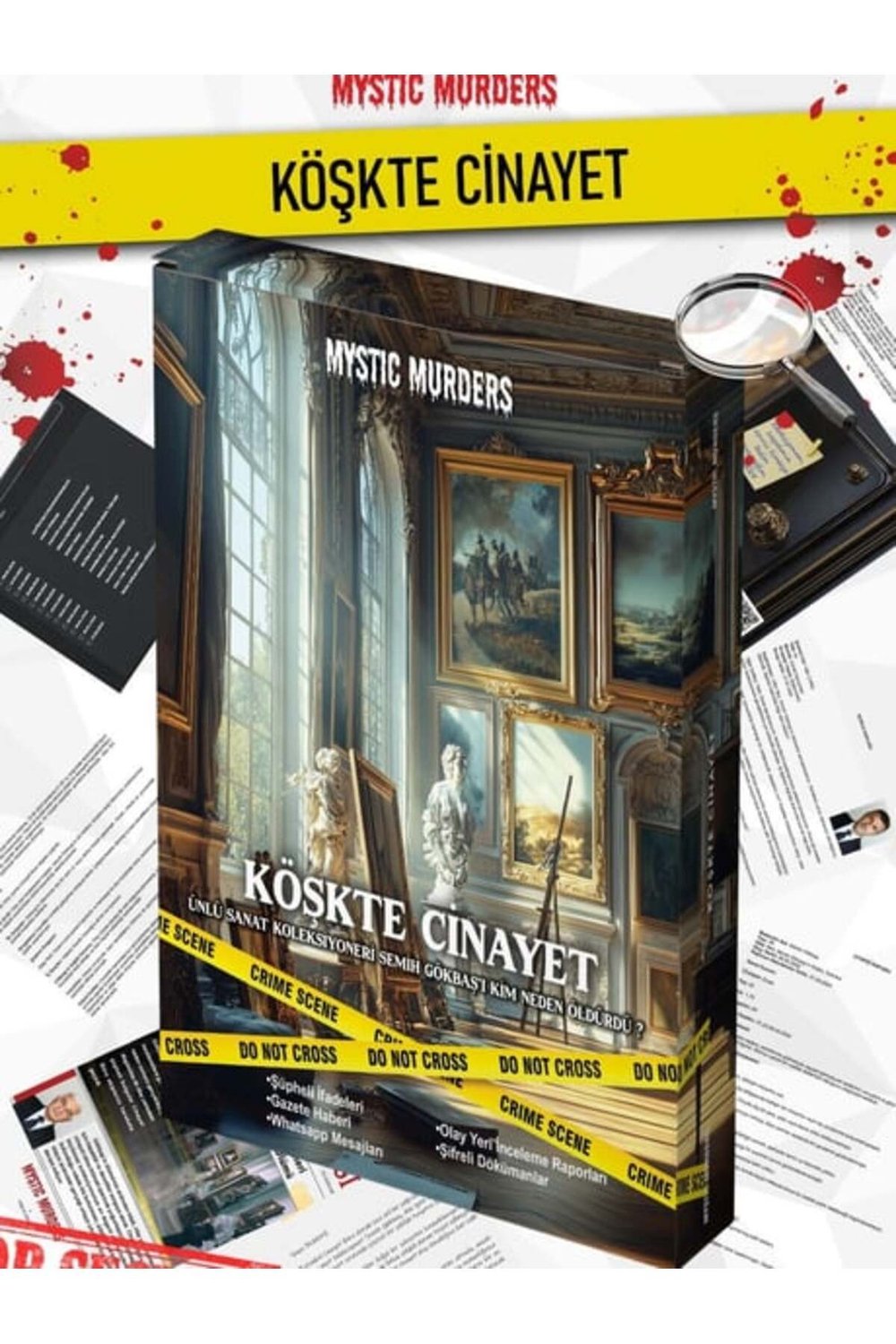 Dedektif Vaka Çözme Oyunu Köşkte Cinayet Vakası