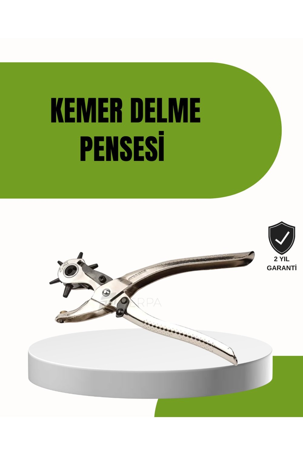 Deride Kemer Çanta Ayakkabı Delme Pensesi 6 Uçlu Döner Başlıklı Tamir Aleti