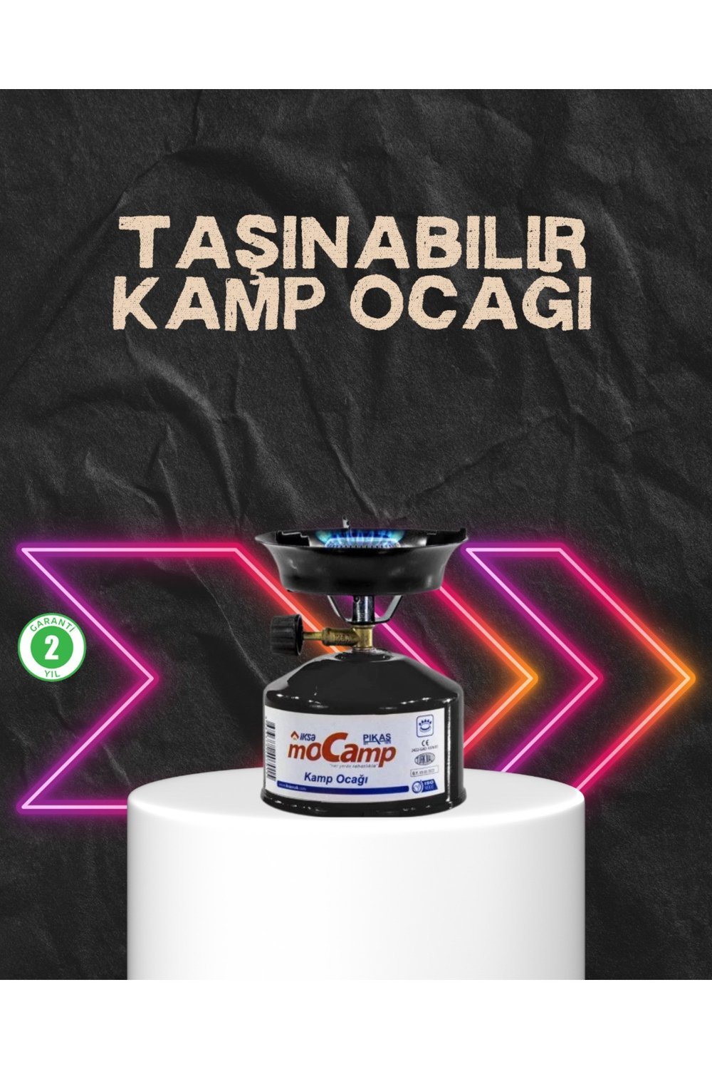 Doğa, Piknik ve Acil Durum İçin Kamp Ocağı Seti