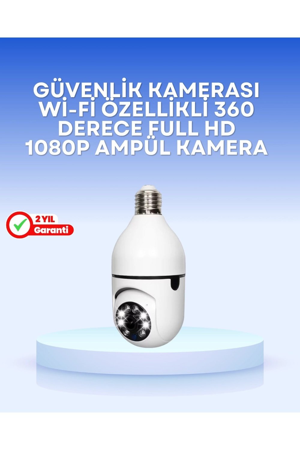Duy Uyumlu Akıllı Güvenlik Kamerası – Basit Kurulum ve Net Görüntü
