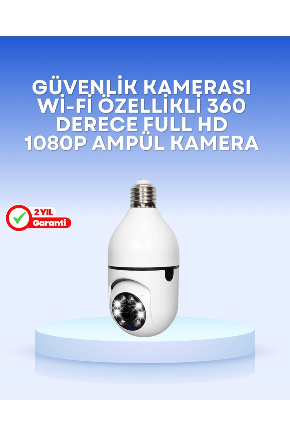 Duy Uyumlu Akıllı Güvenlik Kamerası – Basit Kurulum ve Net Görüntü