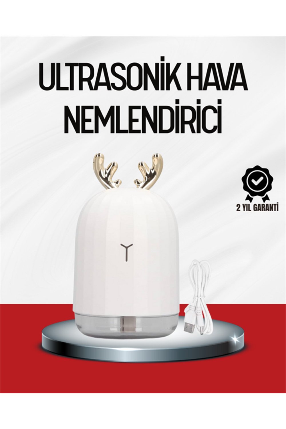 El Tipi USB Mini Soğuk Mist Nemlendirici 220 ml Tank