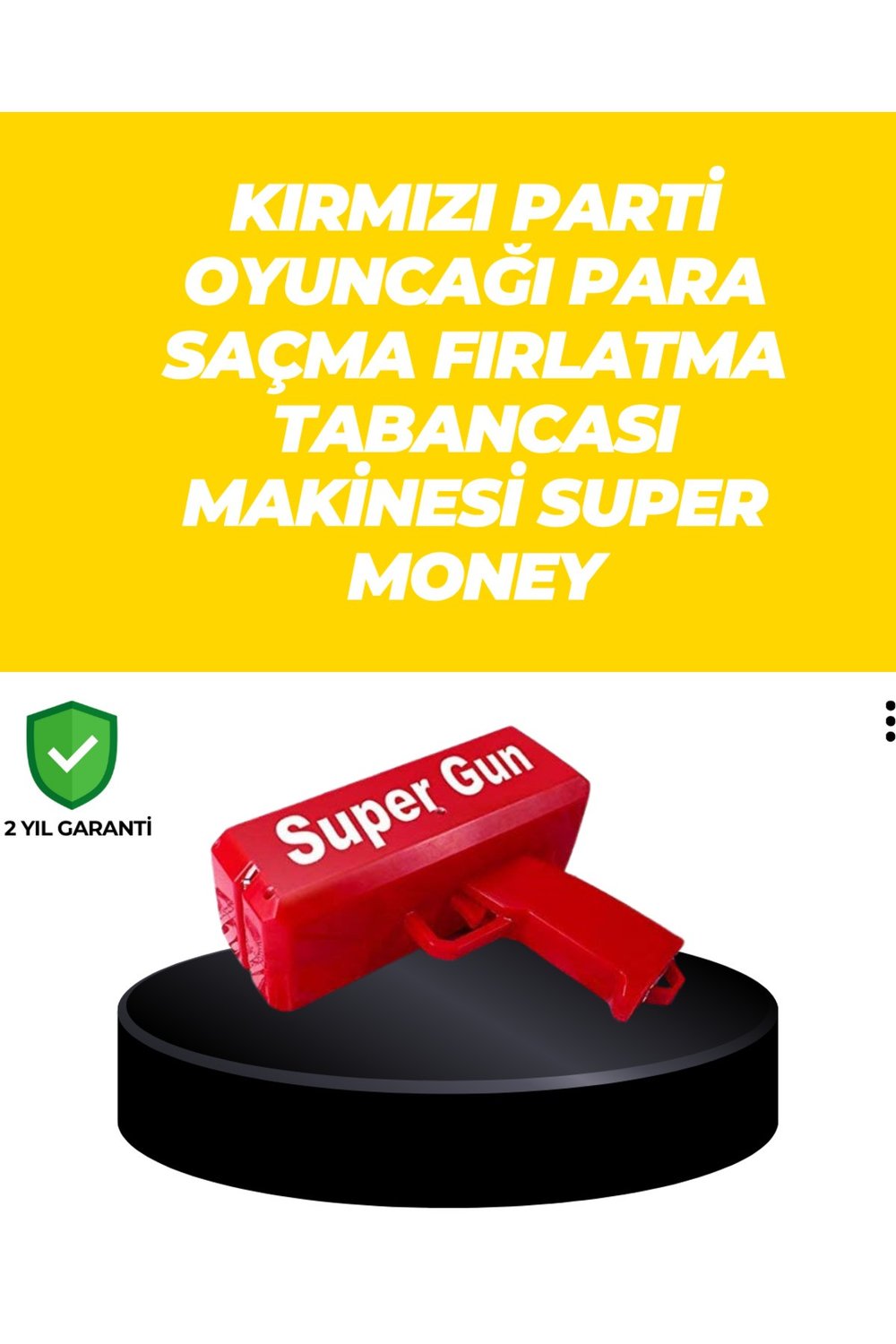 Elektrikli Parti Oyuncağı – Para Atan Tabanca