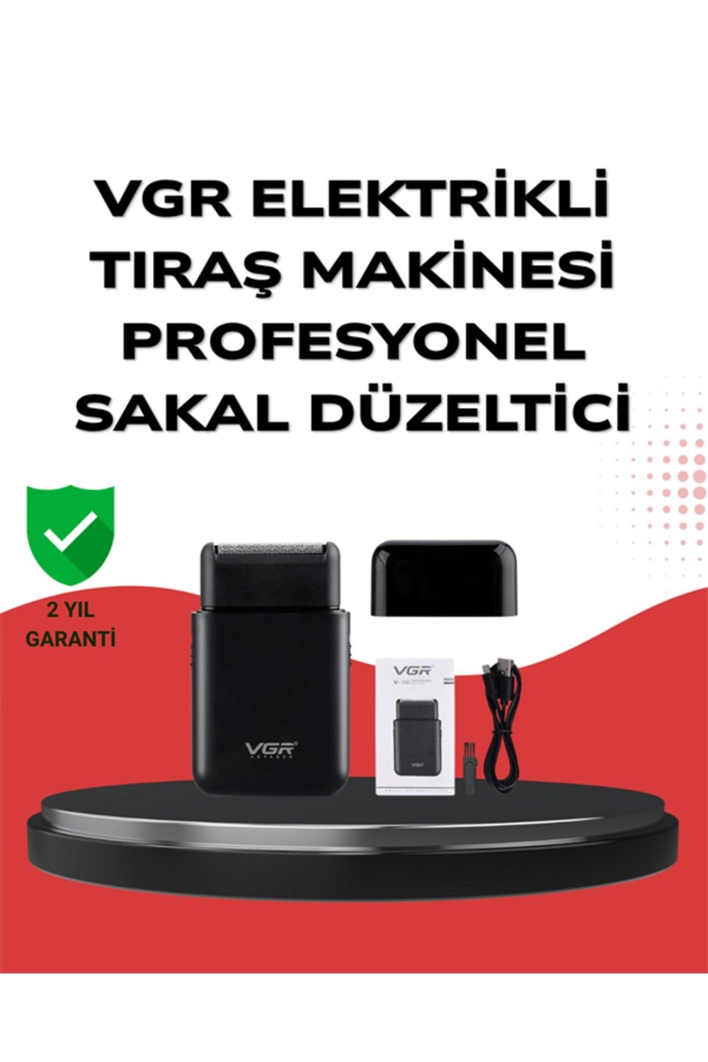 Elektrikli Tıraş Aleti – Hassas Kesim, Kolay Temizlik, Cilt Dostu