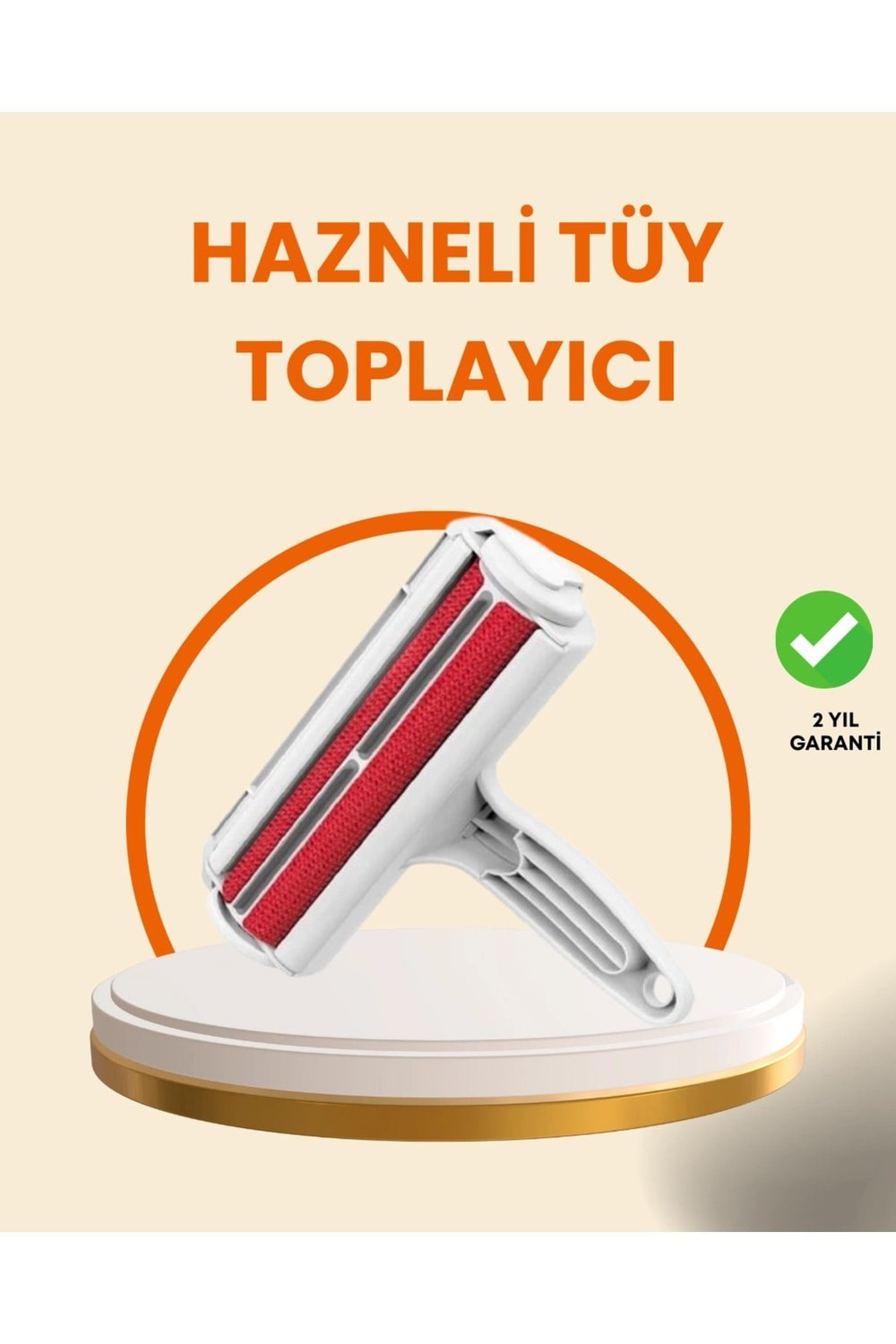 Elektriksiz Hazneli Tüy Temizleyici – Kedi Köpek Tüy Toplama Rulosu