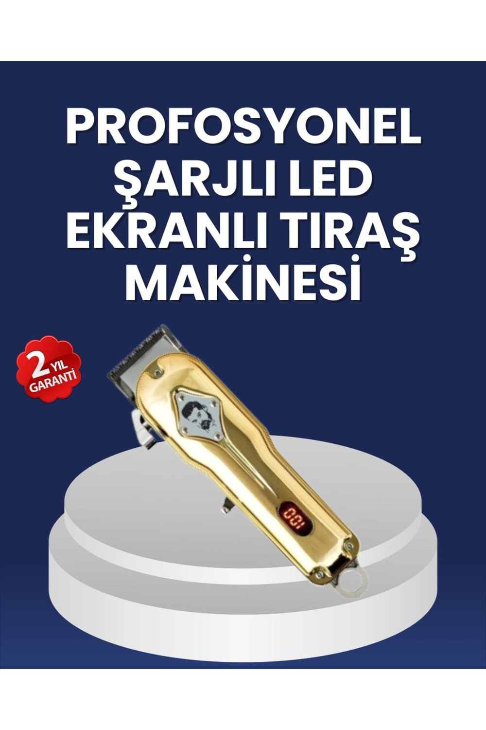 Ergonomik Tasarımlı, Hafif ve Taşınabilir Profesyonel Tıraş Makinesi