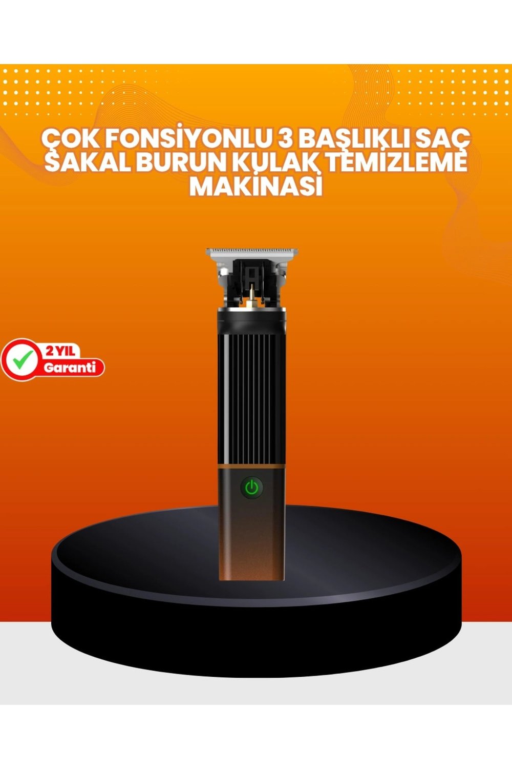 Erkekler İçin 3 in 1 Şarjlı Bakım Seti – 7300 RPM Güçlü Motor ve Sessiz Çalışma