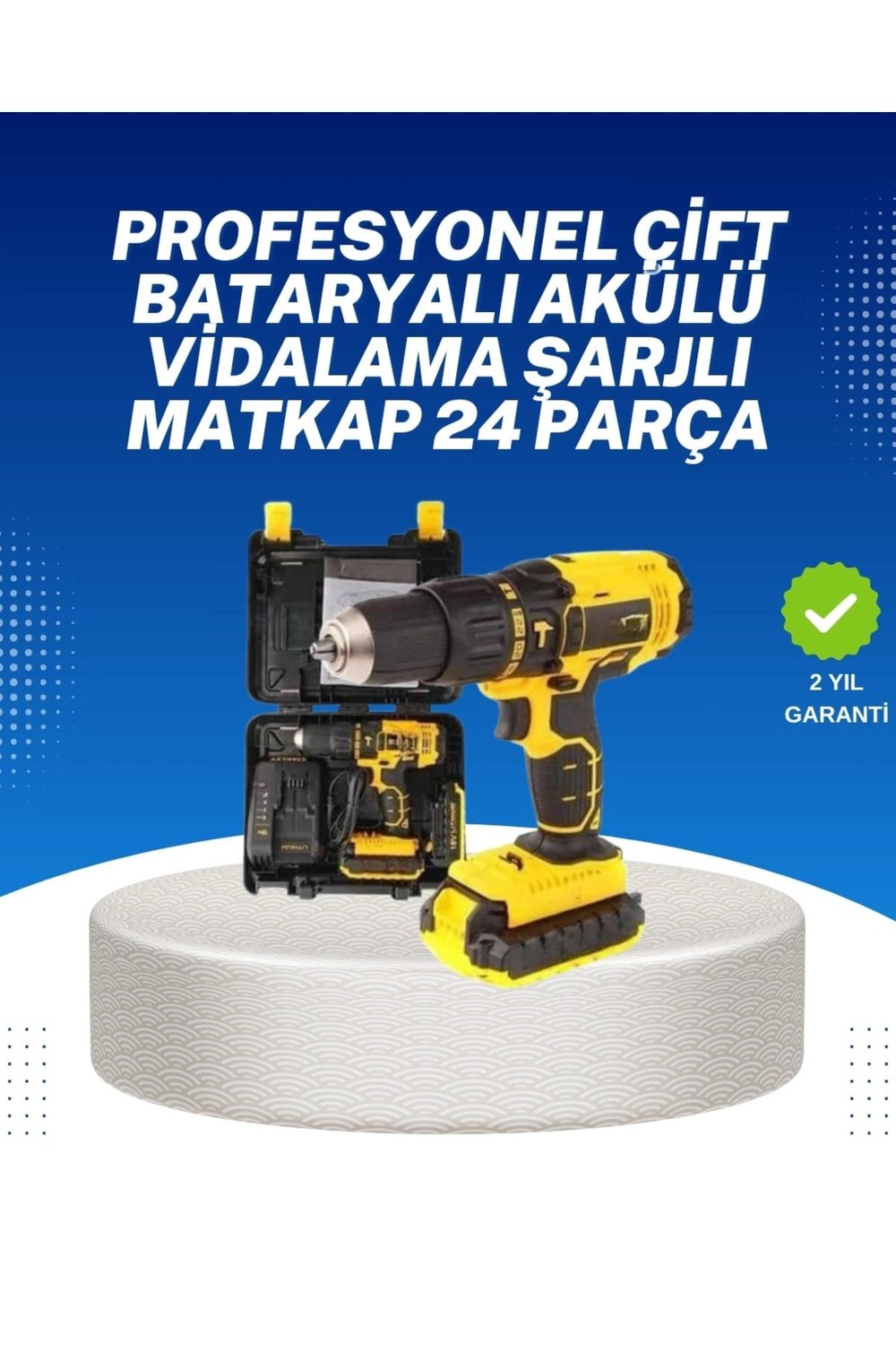 Ev ve Atölye İçin 12V Akülü Matkap | Plastik Mandren ve Metal Şanzıman
