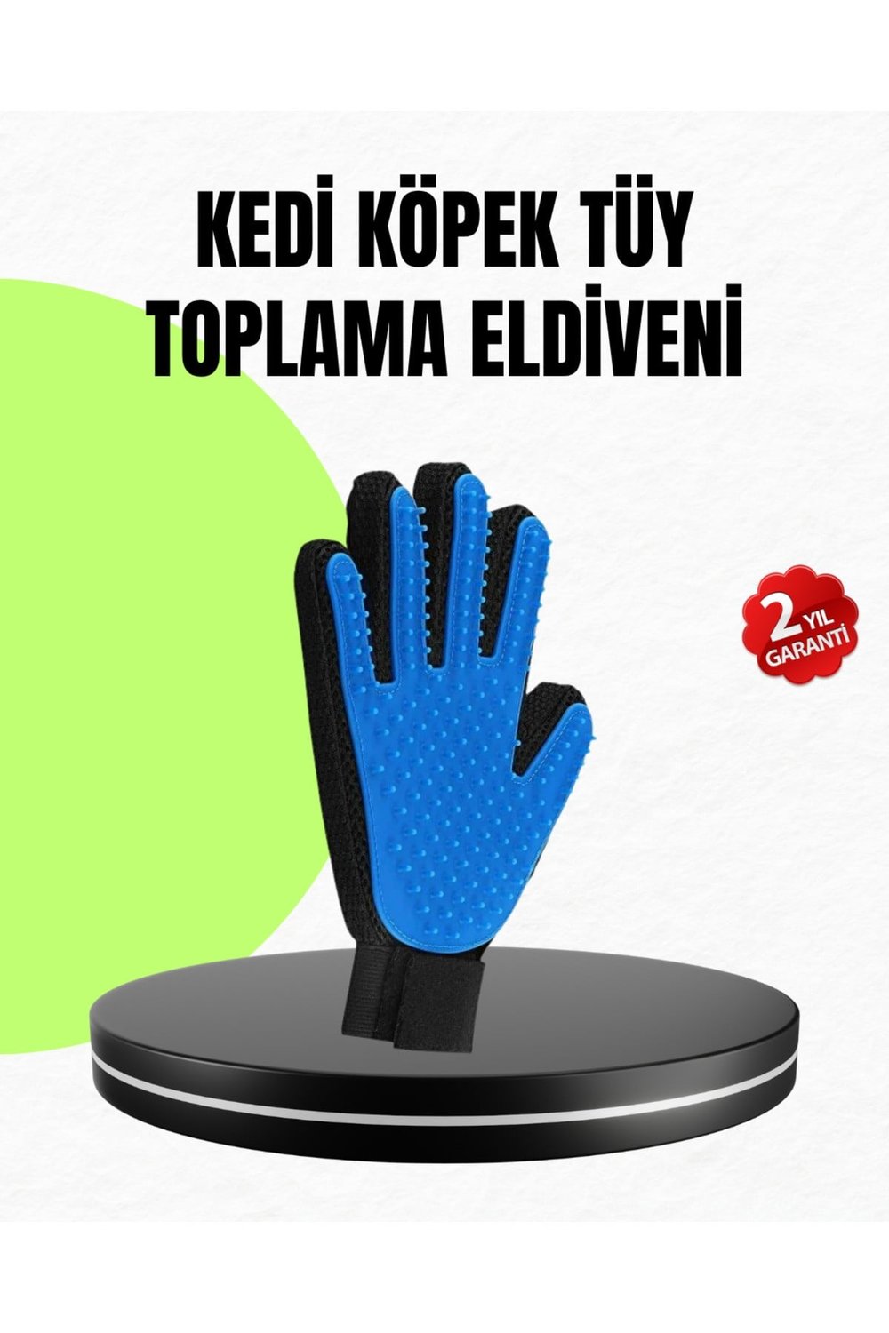 Evcil Hayvan Bakım Eldiveni – Masaj ve Tüy Toplama Özellikli Silikon Eldiven
