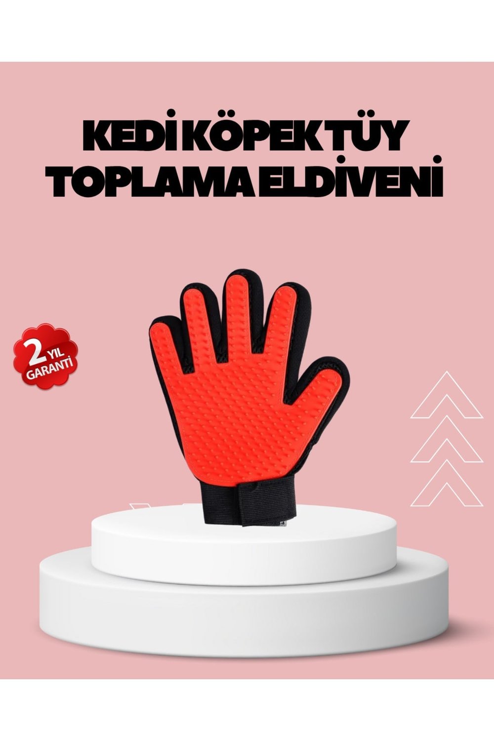 Evcil Hayvanlar İçin Tüy Dökülme Önleyici Eldiven – Masaj ve Temizlik İçin Yumuşak Siliko