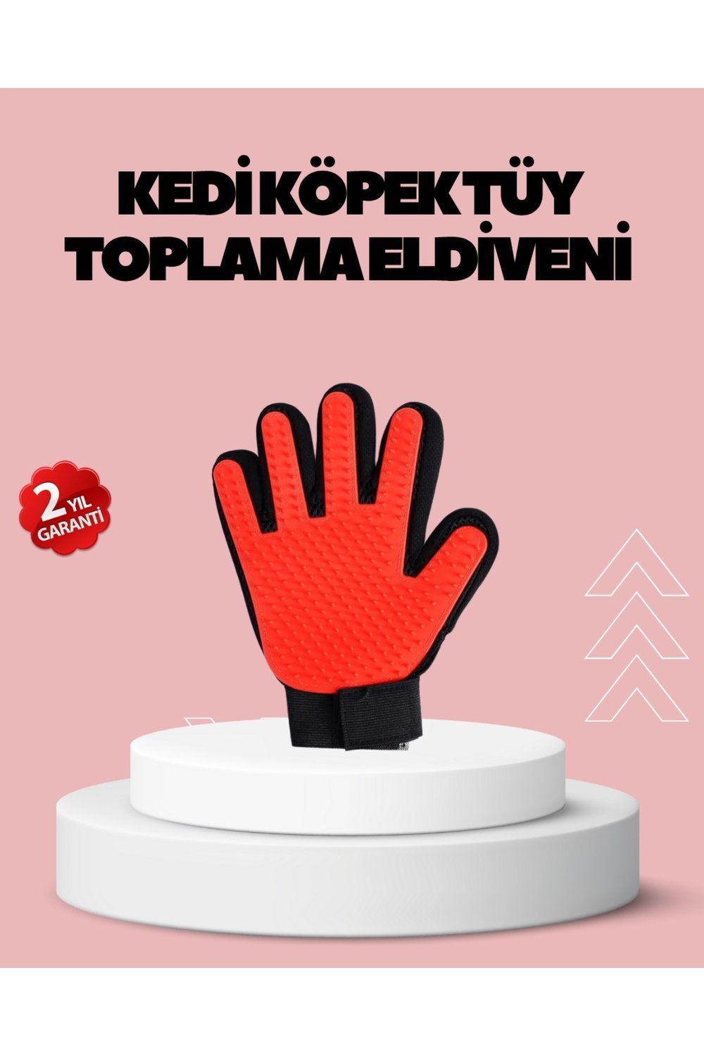 Evcil Hayvanlar İçin Tüy Dökülme Önleyici Eldiven – Masaj ve Temizlik İçin Yumuşak Siliko