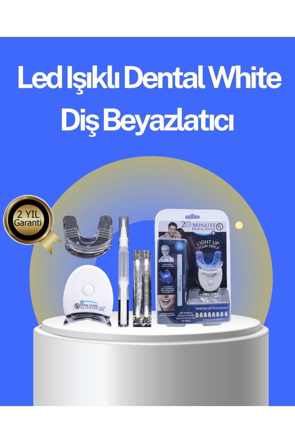 Evde Kullanıma Uygun LED Teknolojili Diş Beyazlatma Kiti