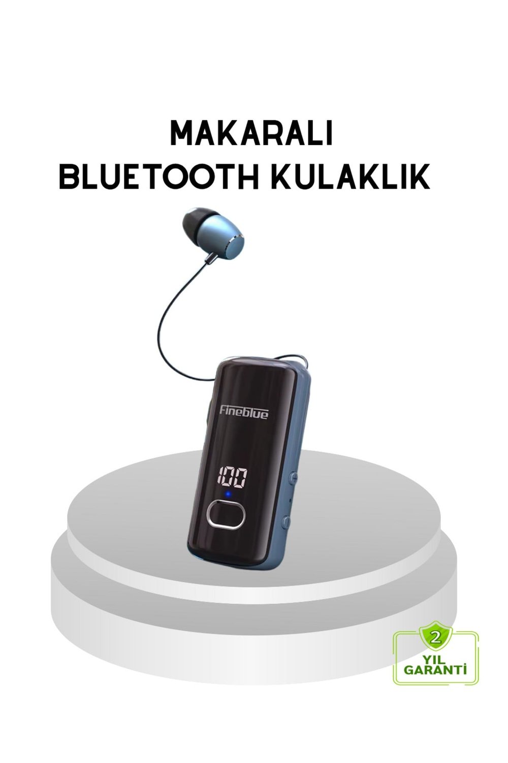 Fineblue F580 Suya Dayanıklı Bluetooth 5.3 Kulaklık Dijital Ekranlı
