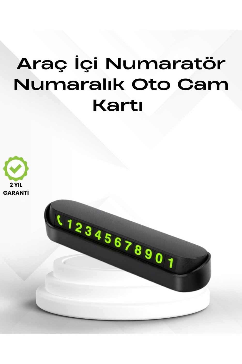Fosforlu Işıltı ile Araç İçi Telefon Numaratörü – Güvenli Parkın Anahtarı