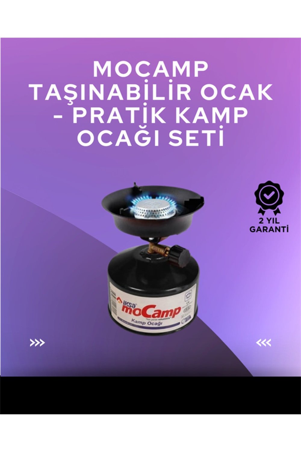 Hafif ve Kompakt Tasarımlı Taşınabilir Kamp Ocağı – Ergonomik Kullanım