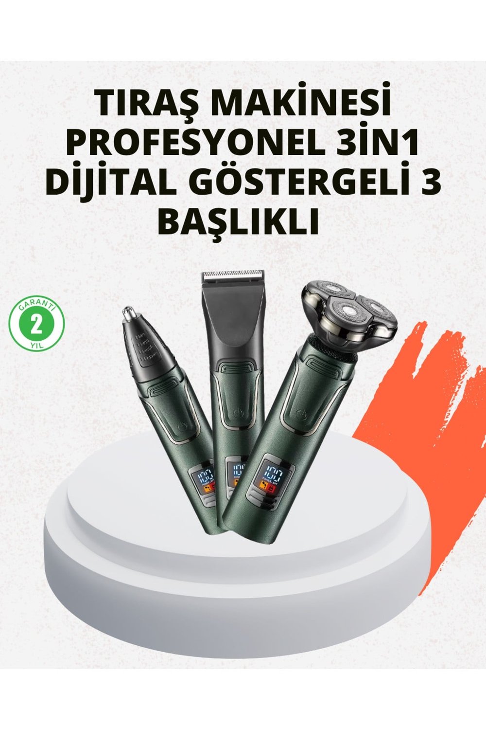 Hareket Halinde Kullanıma Uygun Tıraş Makinesi