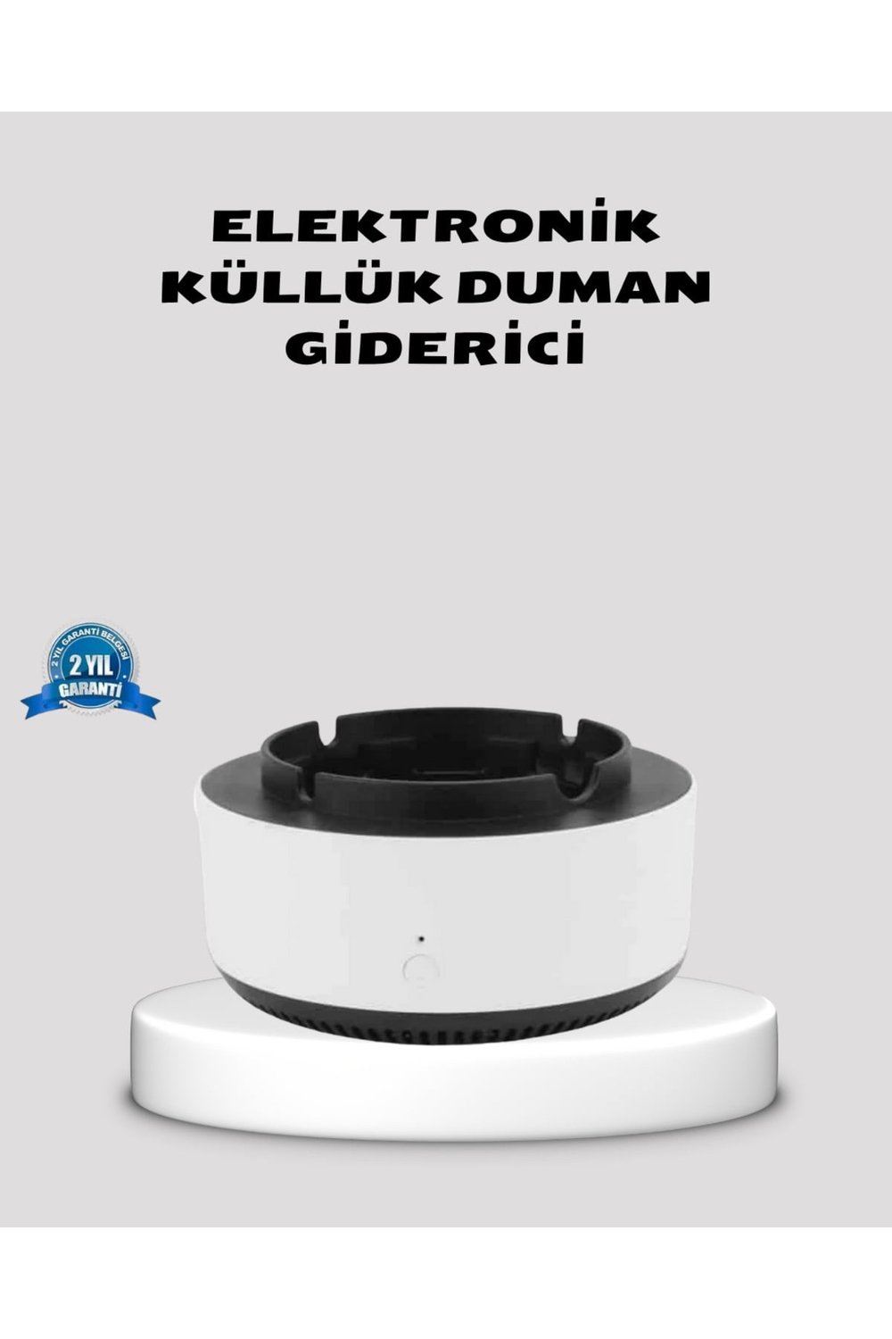 Hava Temizleyici Küllük – Sigara Dumanı Filtreli, Sessiz Çalışan, Şık Tasarım