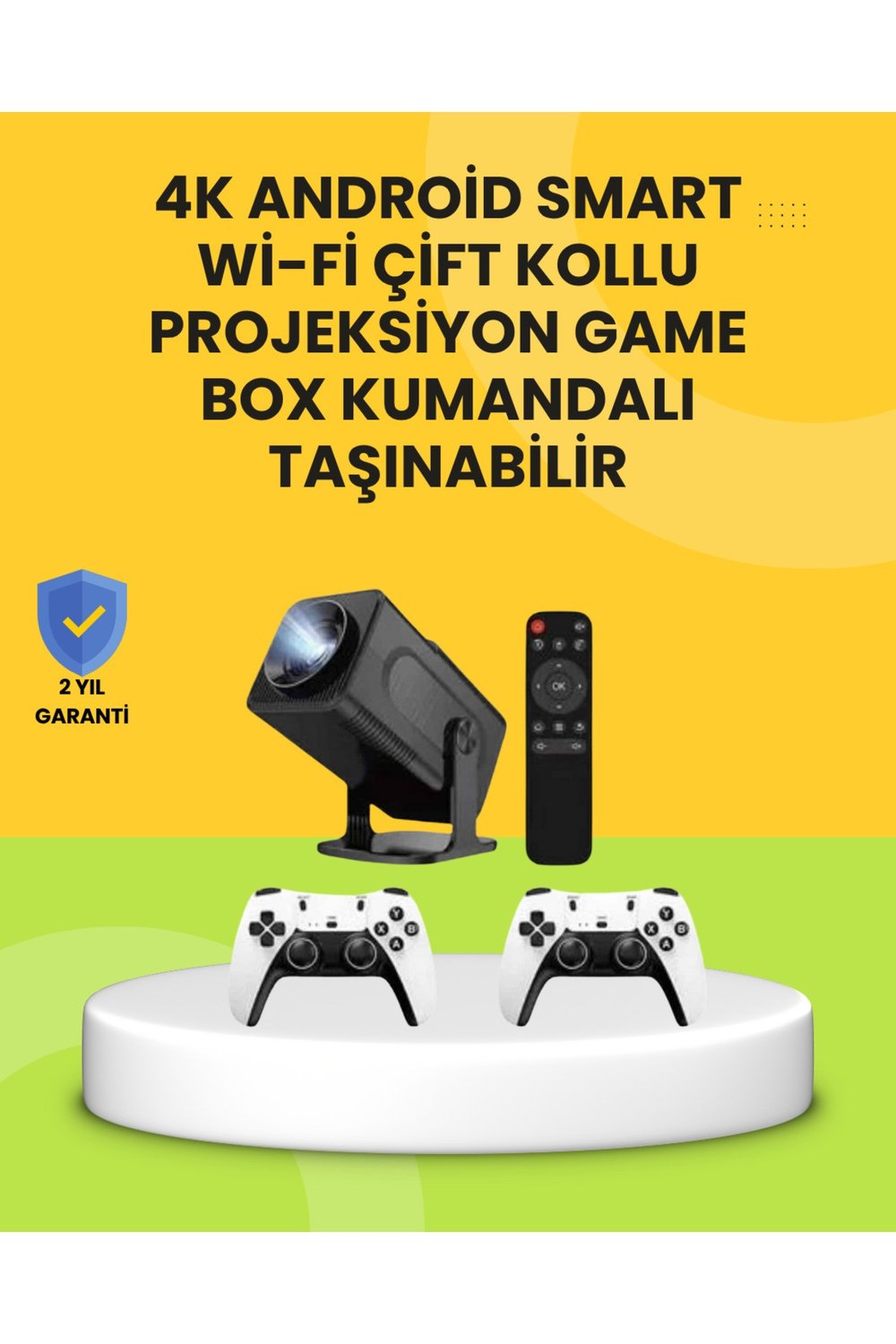 HCS350pro Android 11 İşletim Sistemli Mini Projektör
