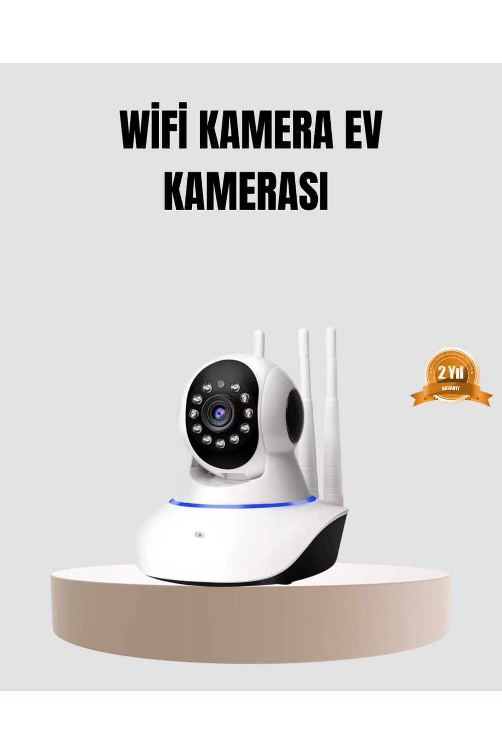 HD IP Kamera – Gece Görüşlü, Hareket Sensörlü, Mobil Takip ve Çift Yönlü Ses