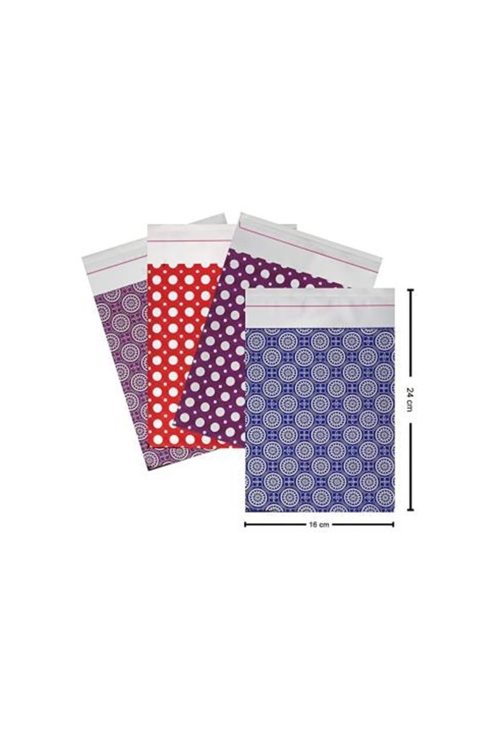 Hediye Poşet Paketi 100'lü Renk:ebruli Boyut:standart 15 x 25