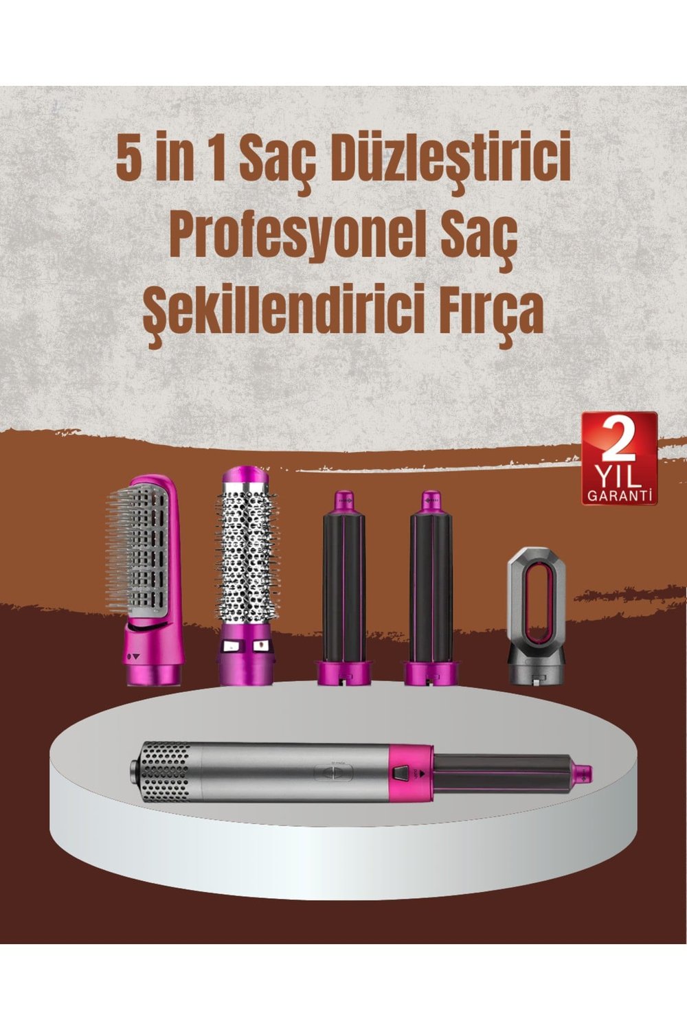 Hızlı Kurutma ve Bukle Yapma Özellikli Saç Şekillendirme Cihazı