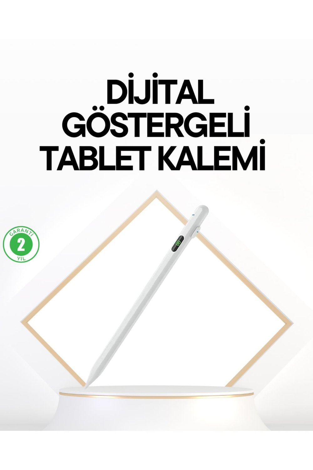 iPad Uyumlu 1.5mm POM Uçlu Dokunmatik Kalem Uzun Kullanım Süreli Stylus