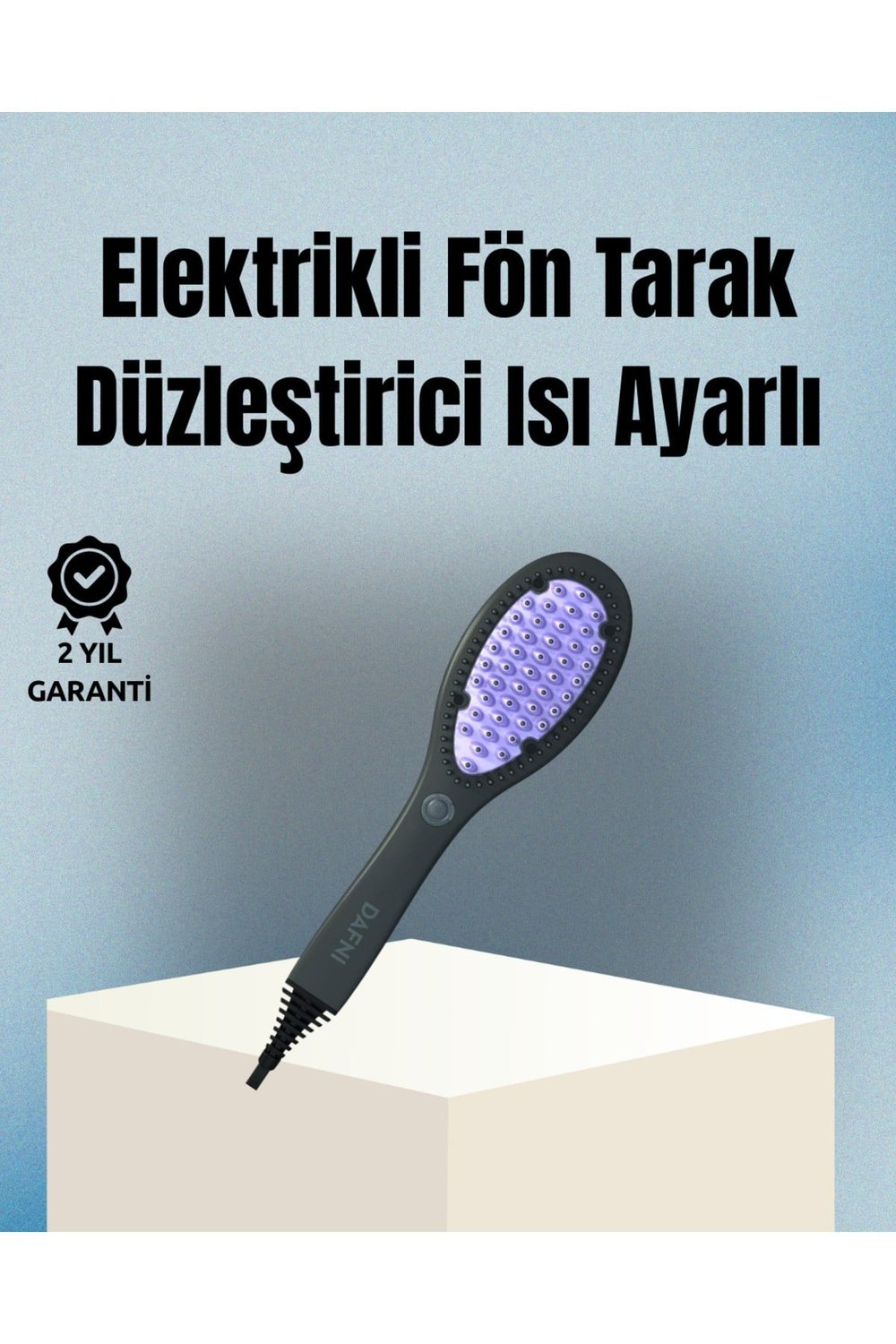 Isıya Dayanıklı Seramik Elektrikli Düzleştirici Tarak Hızlı Isınma ve Kolay Kullanım