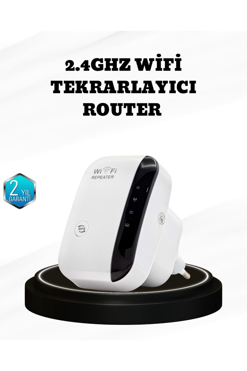 Kablosuz İnternet Genişletici 2.4Ghz Wifi Repeater Kolay Kurulumlu